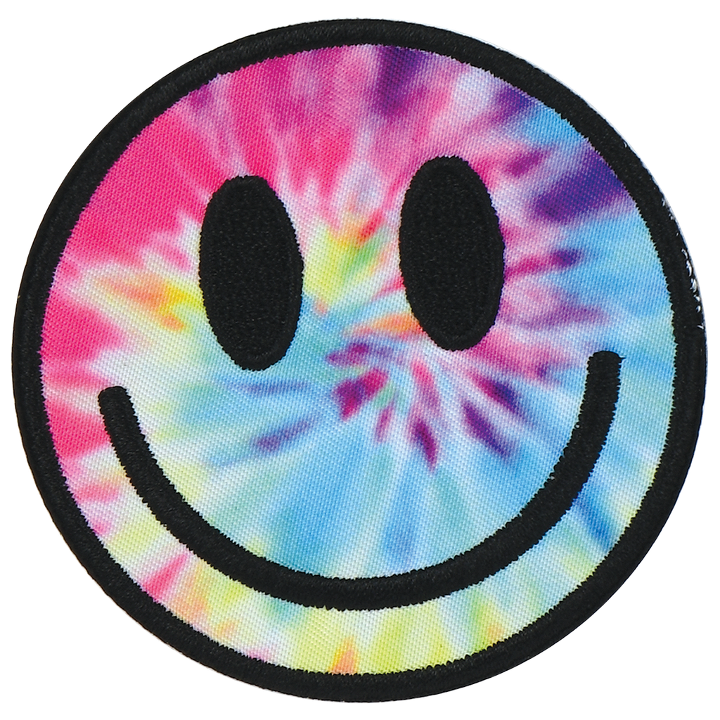 Smiley Face Embroidered Sticker Patch Iscream
